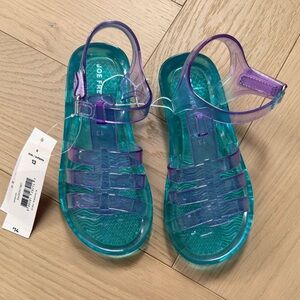 Joe Fresh Aqua and Violet Sandals
